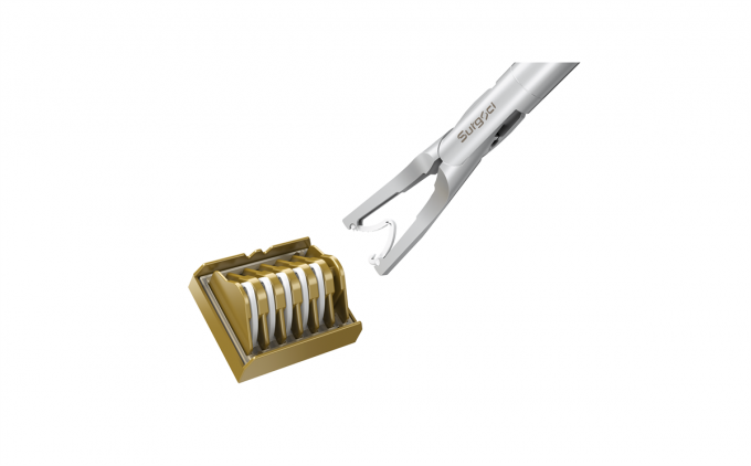 ক্লিপ আবেদনকারী এবং রিমুভার সহ ল্যাপারোস্কোপিক পলিমার লিগেশন ক্লিপ 1