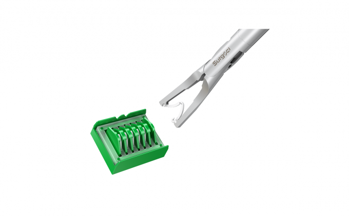 ক্লিপ আবেদনকারী এবং রিমুভার সহ ল্যাপারোস্কোপিক পলিমার লিগেশন ক্লিপ 2